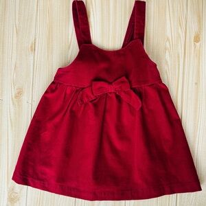 Carter's Red Corduroy Dress with Bow